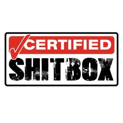 Autocollant décoratif pour voiture - Certifié Shitbox