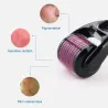Derma roller - micro aiguilletage - aiguille en titane - pour visage/cou