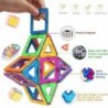 Blocs magnétiques en plastique - jeu de construction - jouet éducatif