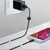 Cable clip winder - organizer - round desk clipCables