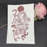 Temporary tattoo - sticker - red dragonStickers
