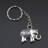 Vintage silver elephant - keychainKeyrings