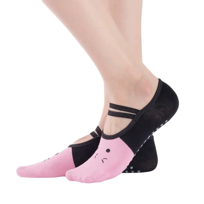 Chaussettes de yoga / ballet - antidérapantes