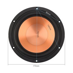 6.5 inch - 100W - 4 Ohm - 8 Ohm - HiFi - bass audio speaker - woofer - aluminum ceramicSpeakers