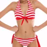 Ensemble de bikini rayé sexy
