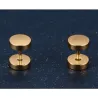 Round dumbbell - stainless steel earringsEarrings