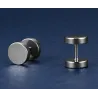 Round dumbbell - stainless steel earringsEarrings