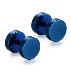 Round dumbbell - stainless steel earringsEarrings