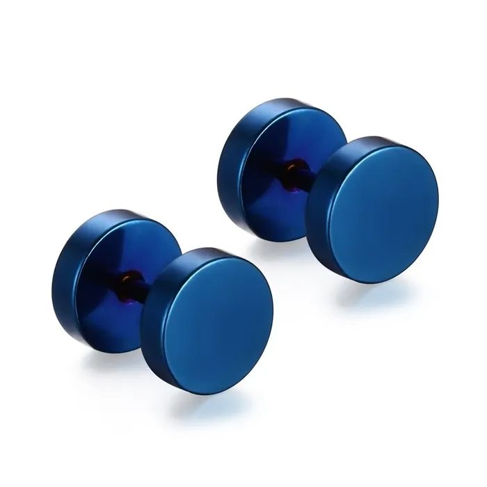 Round dumbbell - stainless steel earringsEarrings