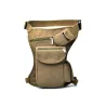 Sac taille / jambe en toile - avec ceinture