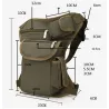 Sac taille / jambe en toile - avec ceinture