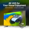 Rallonge de câble HDMI - 4K - Connecteur 2.0 femelle vers femelle - pour PS4/3 - TV
