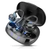 TWS VV2 - Écouteurs Bluetooth - tour d'oreille - avec microphone / boîtier de chargement / affichage LED