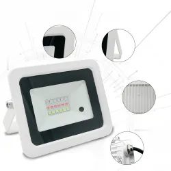 Projecteur LED RGB - réflecteur extérieur - télécommande - étanche - 220V / 110V - 20W - 30W - 50W - 100W