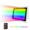 RGB LED floodlight - outdoor reflector - remote control - waterproof - 220V / 110V - 20W - 30W - 50W - 100WFloodlights