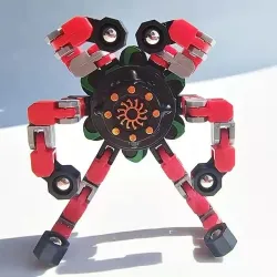 Robot à chaîne - fidget spinner - jouet anti-stress