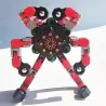 Robot à chaîne - fidget spinner - jouet anti-stress