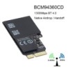 1750Mbps - dual band WiFi Bluetooth card - 2.4GHz/5GHz - Broadcom BCM94360CD - wireless moduleNetwork