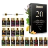 Huiles essentielles - pour diffuseurs / aromathérapie / bain / massage - 20 pièces - 5ml