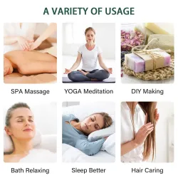 Huiles essentielles - pour diffuseurs / aromathérapie / bain / massage - 20 pièces - 5ml