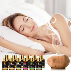 Huiles essentielles - pour diffuseurs / aromathérapie / bain / massage - 20 pièces - 5ml
