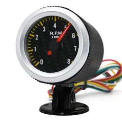 Tachymètre LED pour voiture - 52mm - 0-8000 RPM - 12V