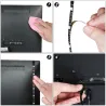 Bande lumineuse de fond TV - LED - RGB - Connexion USB - avec télécommande
