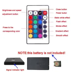 Bande lumineuse de fond TV - LED - RGB - Connexion USB - avec télécommande
