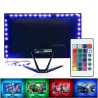 Bande lumineuse de fond TV - LED - RGB - Connexion USB - avec télécommande