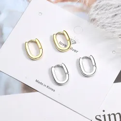Petites boucles d'oreilles géométriques