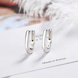 Petites boucles d'oreilles géométriques