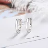 Petites boucles d'oreilles géométriques