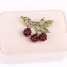 Broche fruit design grenade