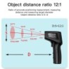 Thermomètre infrarouge numérique - pistolet laser - LCD - IR - sans contact