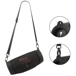 JBL Charge 5 - Housse de protection en silicone souple pour haut-parleur Bluetooth avec sangle