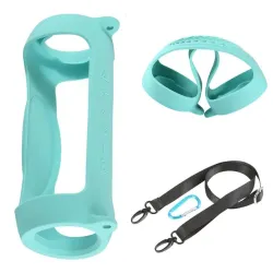 JBL Charge 5 - Housse de protection en silicone souple pour haut-parleur Bluetooth avec sangle