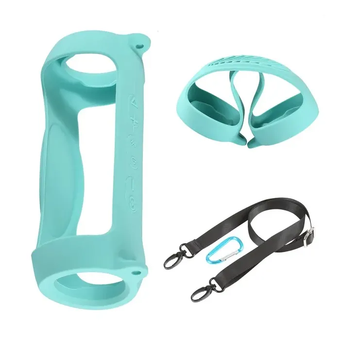 JBL Charge 5 - Housse de protection en silicone souple pour haut-parleur Bluetooth avec sangle