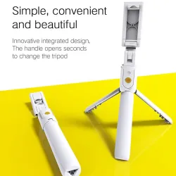 3 in 1 selfie stick - wireless - Bluetooth - foldable handheld monopod - tripod - with remoteSelfie sticks