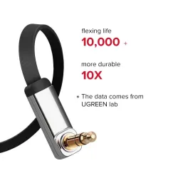 Câble audio AUX Ugreen - jack 3,5 mm - 0,5 m - 1 m - 1,5 m - 2 m - 3 m - 5 m