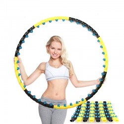 Hula hoop magnétique double rangée - massage fitness - équipement cardio