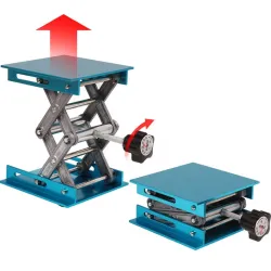 100x100mm - routeur en aluminium - table élévatrice - laboratoire de gravure sur bois - support de levage - plate-forme