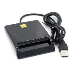 UTHAI - Lecteur de carte à puce - pour carte bancaire / SIM / IC / ID / EMV / SD / TF / MMC / USB - ISO / Windows / Linux / OS