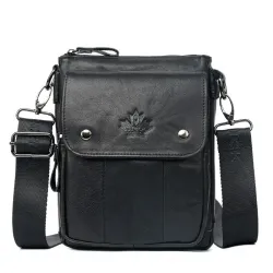 Sac à bandoulière luxueux - design à rabat - cuir véritable
