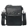 Sac à bandoulière luxueux - design à rabat - cuir véritable