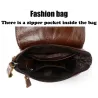Sac à bandoulière luxueux - design à rabat - cuir véritable