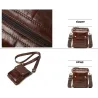 Sac à bandoulière luxueux - design à rabat - cuir véritable
