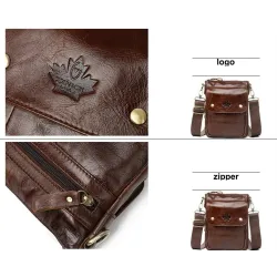 Sac à bandoulière luxueux - design à rabat - cuir véritable