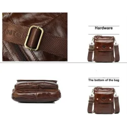 Sac à bandoulière luxueux - design à rabat - cuir véritable