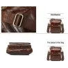 Sac à bandoulière luxueux - design à rabat - cuir véritable