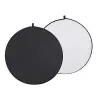 Réflecteur photographique 5 en 1 - disque rond pliable - avec sac - 60 cm
